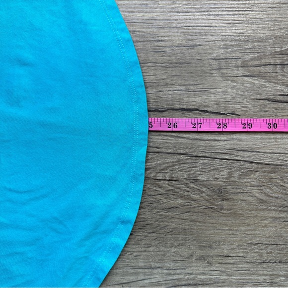 Life is Good Crusher Blue Beach Sea Shell Tank Top Curved Hem M - Picture 5 of 9